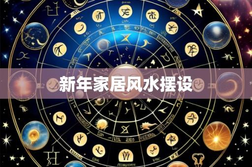 新年家居风水摆设