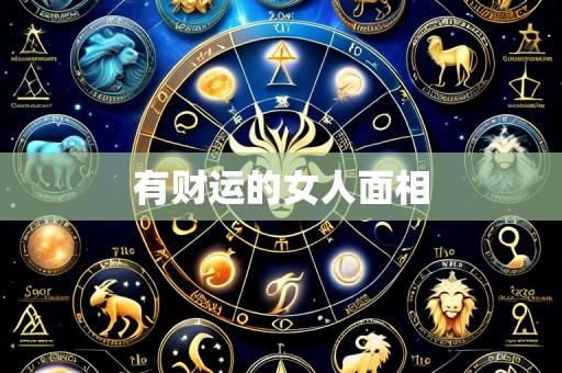 有财运的女人面相