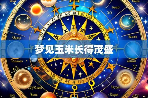 梦见玉米长得茂盛