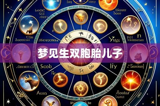 梦见生双胞胎儿子