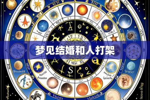梦见结婚和人打架