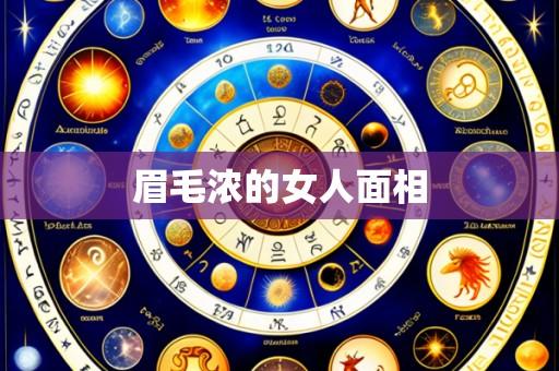 眉毛浓的女人面相
