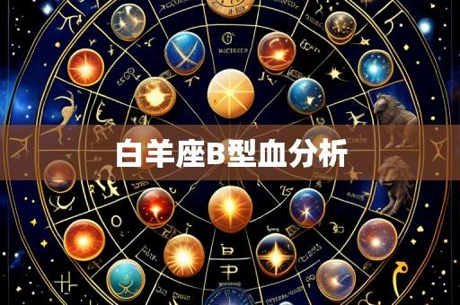 白羊座B型血分析