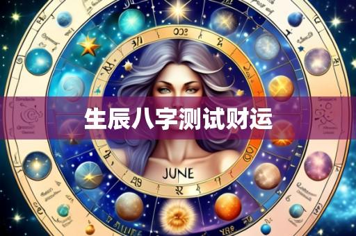 生辰八字测试财运