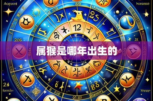 属猴是哪年出生的