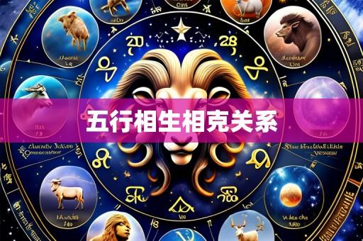 五行相生相克关系
