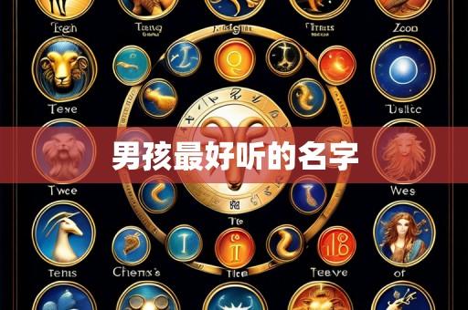 男孩最好听的名字