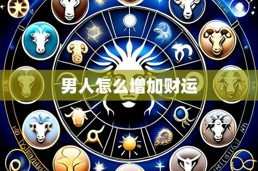 男人怎么增加财运