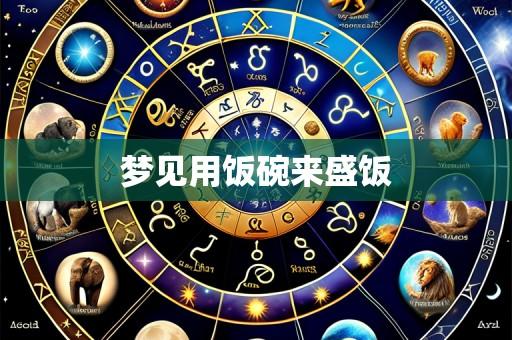 梦见用饭碗来盛饭