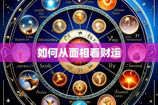如何从面相看财运