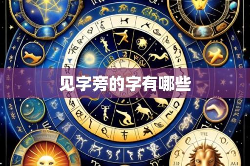 见字旁的字有哪些