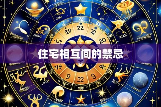 住宅相互间的禁忌