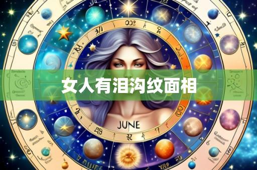 女人有泪沟纹面相
