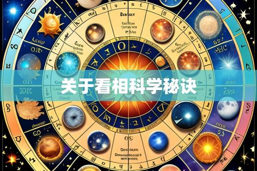 关于看相科学秘诀
