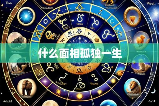 什么面相孤独一生