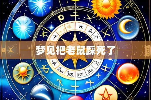 梦见把老鼠踩死了