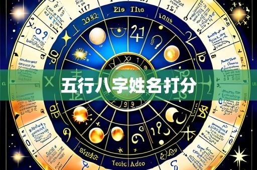五行八字姓名打分