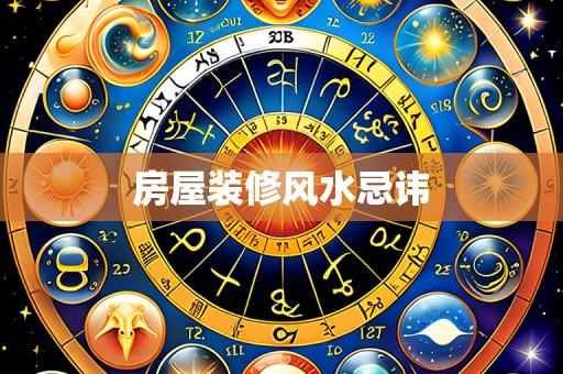 房屋装修风水忌讳