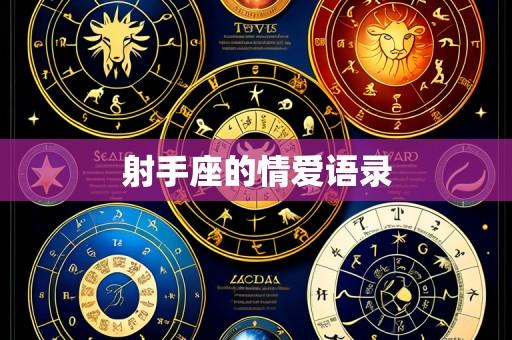 射手座的情爱语录