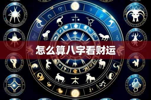 怎么算八字看财运