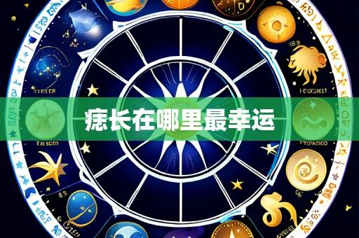 痣长在哪里最幸运