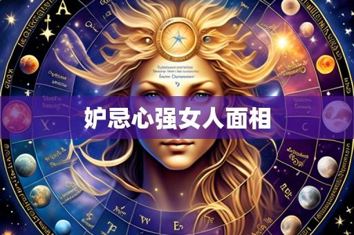 妒忌心强女人面相