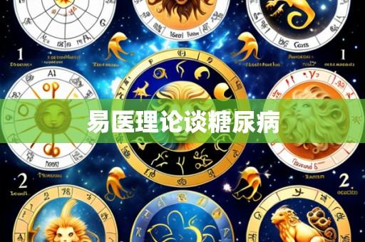 易医理论谈糖尿病