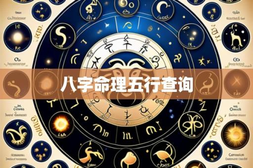 八字命理五行查询