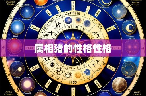 属相猪的性格性格