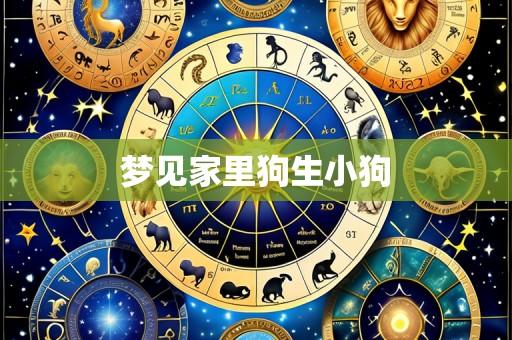 梦见家里狗生小狗