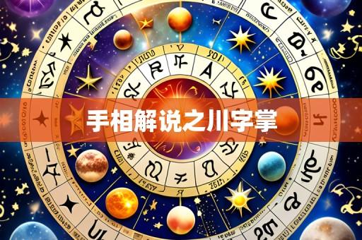 手相解说之川字掌