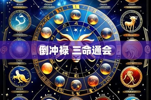倒冲禄 三命通会