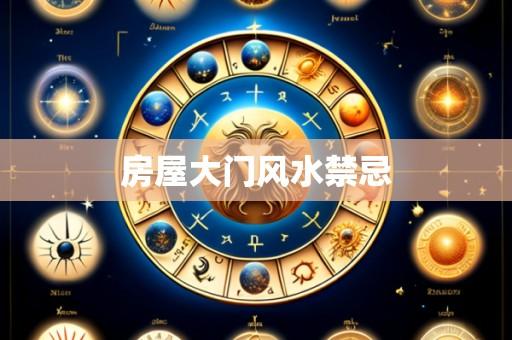 房屋大门风水禁忌