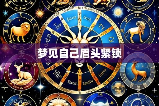 梦见自己眉头紧锁