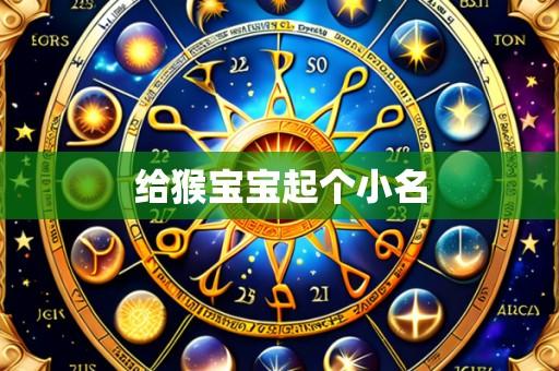 给猴宝宝起个小名