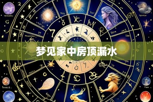 梦见家中房顶漏水