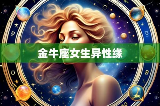 金牛座女生异性缘