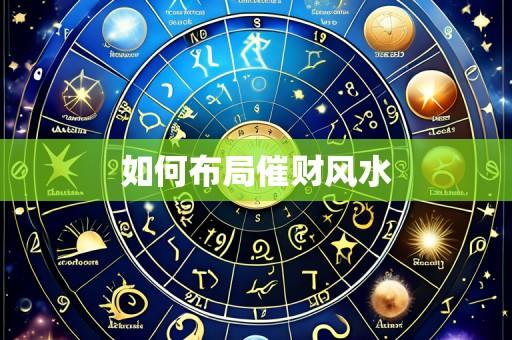 如何布局催财风水
