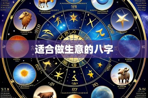 适合做生意的八字