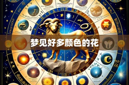 梦见好多颜色的花