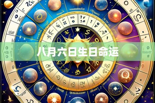 八月六日生日命运