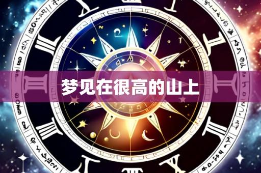 梦见在很高的山上