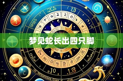 梦见蛇长出四只脚