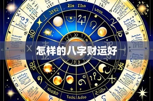 怎样的八字财运好