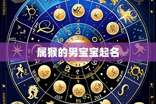 属猴的男宝宝起名