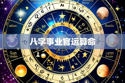 八字事业官运算命
