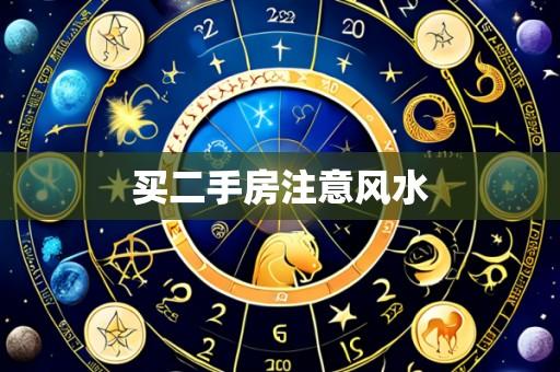 买二手房注意风水