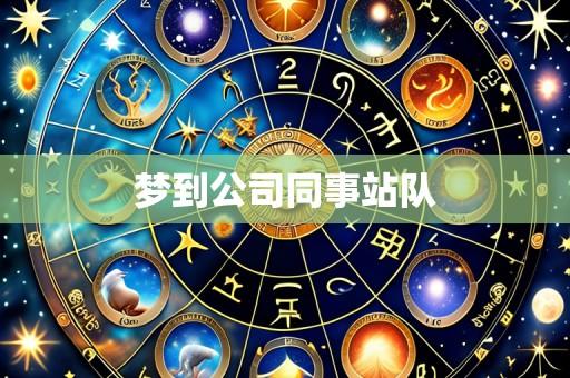 梦到公司同事站队