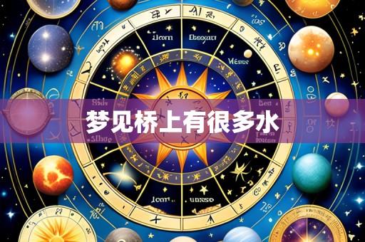 梦见桥上有很多水