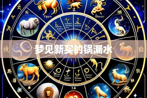 梦见新买的锅漏水